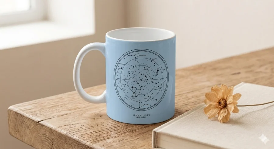 Mug constellation personnalise — Profil Balance : la quete de l'harmonie du zodiaque